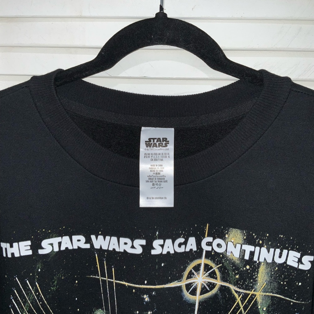 Star Wars The Empire Strikes Back 45th Anniversary Crewneck Size XL - Picture 4 of 5